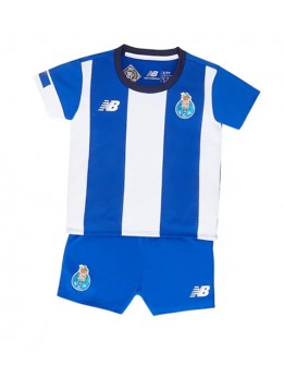 Otroški Nogometna dresi replika Porto Domači 2023-24 Kratek rokav (+ hlače)